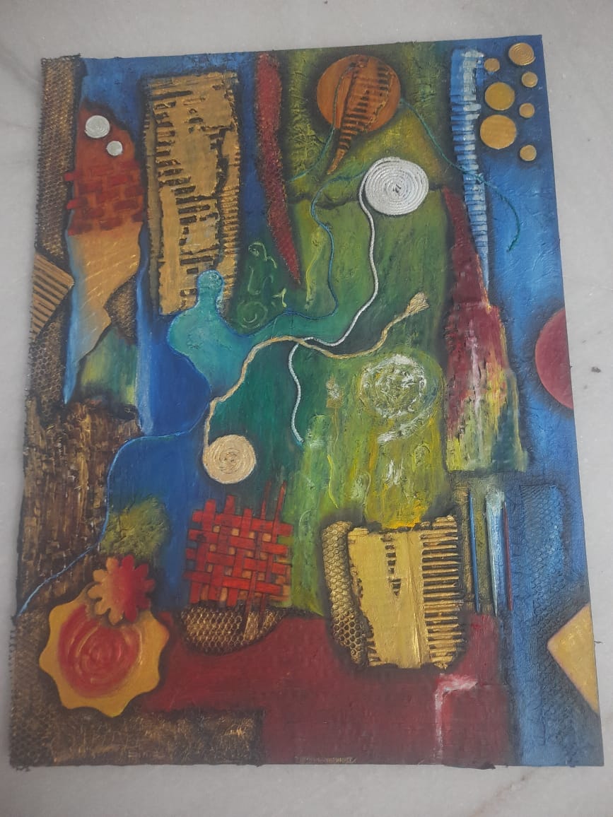 Painting by Kiran Pujari - Signature Canvas